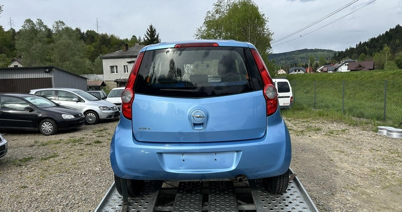 Opel Agila cena 14900 przebieg: 107000, rok produkcji 2009 z Tyczyn małe 121